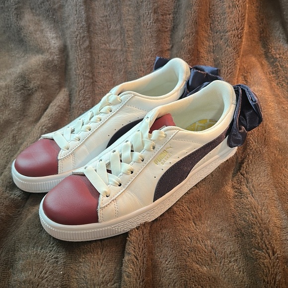 PUMA Basket Bow Women’s Sneakers Sz 7 - Picture 1 of 12
